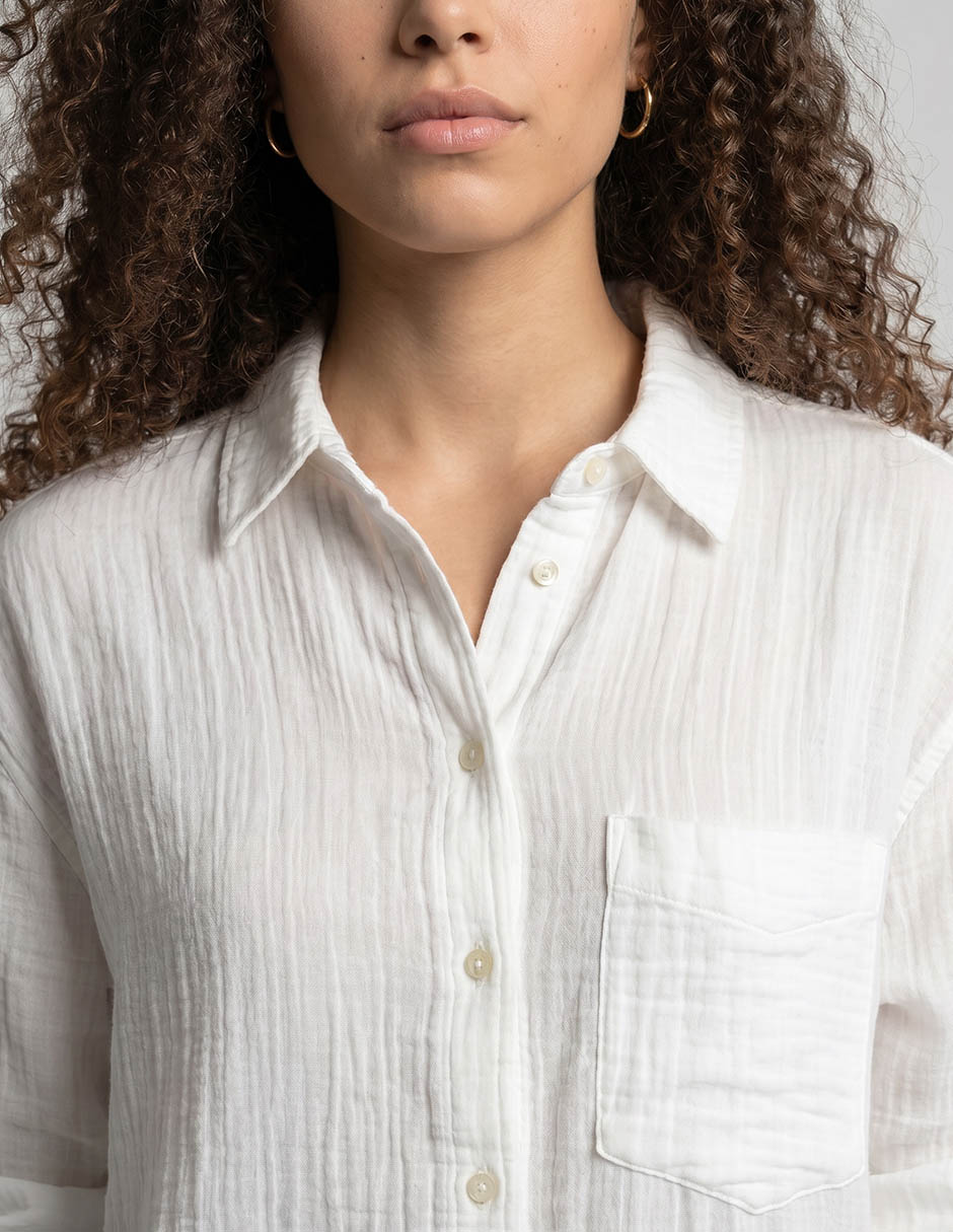 Camisa manga larga para mujer