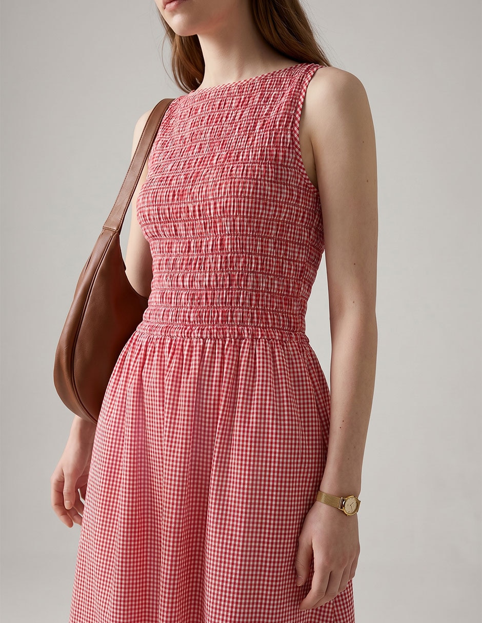 Vestido midi casual para mujer