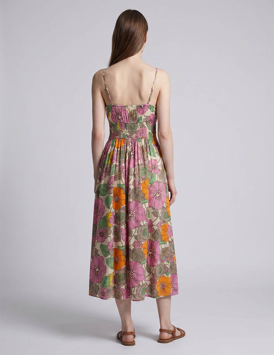 Vestido midi casual para mujer
