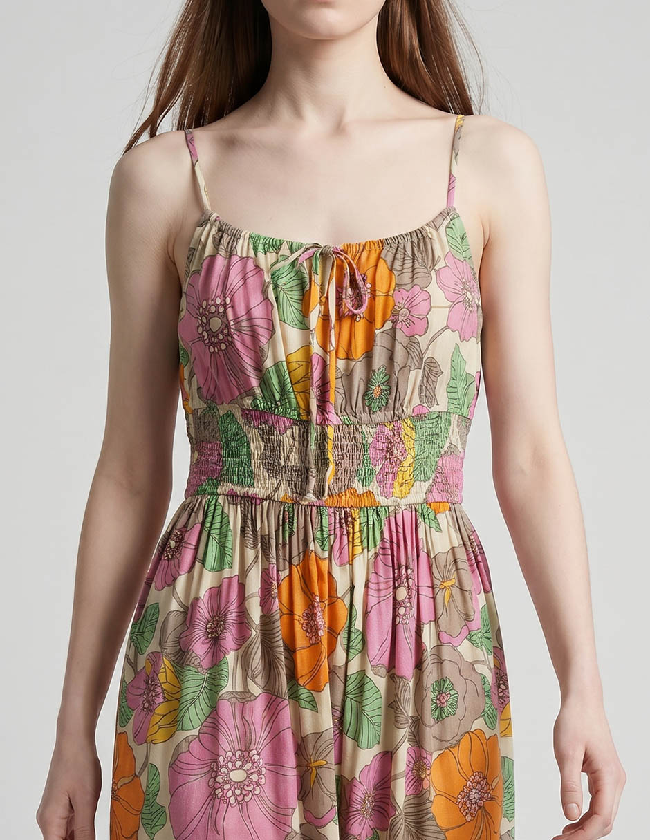 Vestido midi casual para mujer