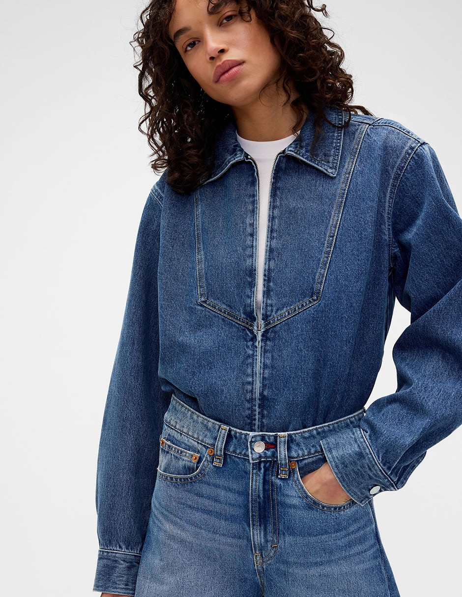 Camisa con cierre Gap X Victoria Beckham para mujer