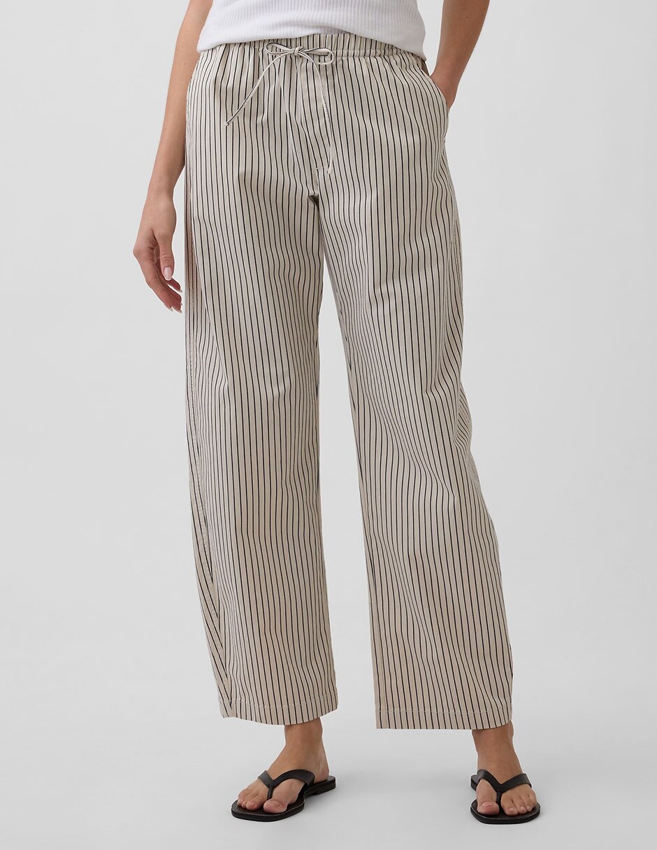 Pantalón relaxed wide leg para mujer
