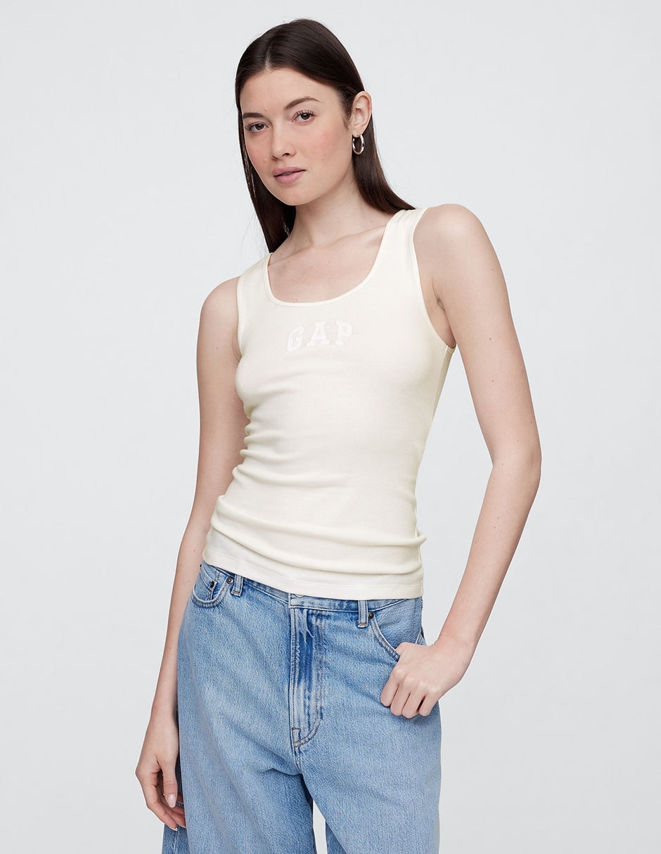Playera tank cuello redondo para mujer Playera tank cuello redondo para mujer