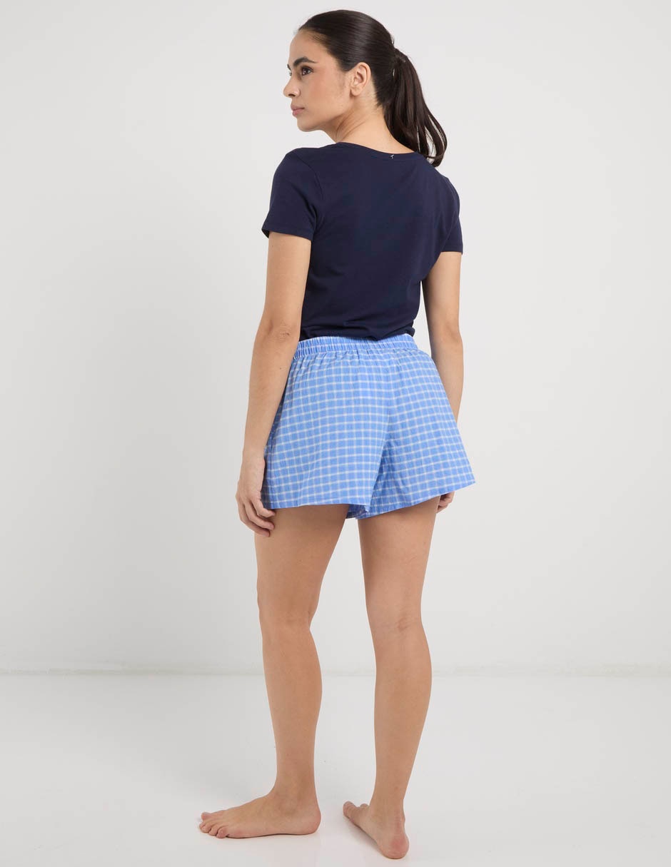 SHORT 896714 A CUADROS MEZCLA MATER 2