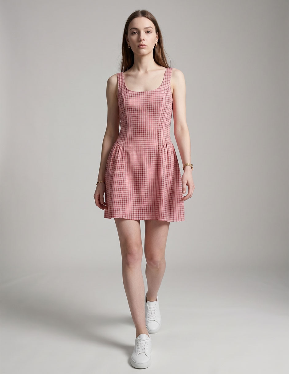 Vestido corto casual para mujer