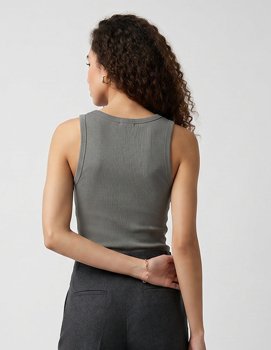 Playera cuello redondo para mujer