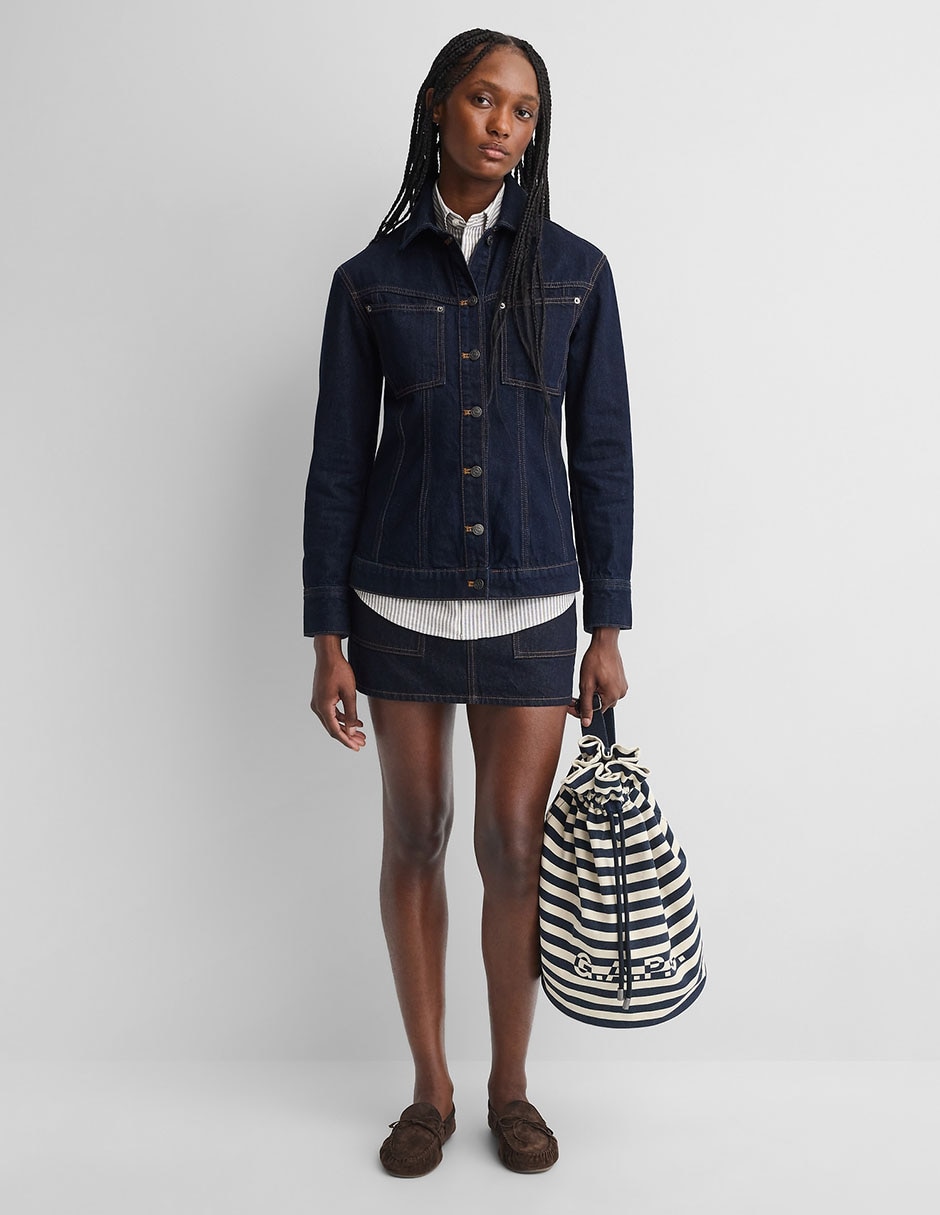 Gap x A.P.C. Chamarra de Mezclilla para Mujer 6