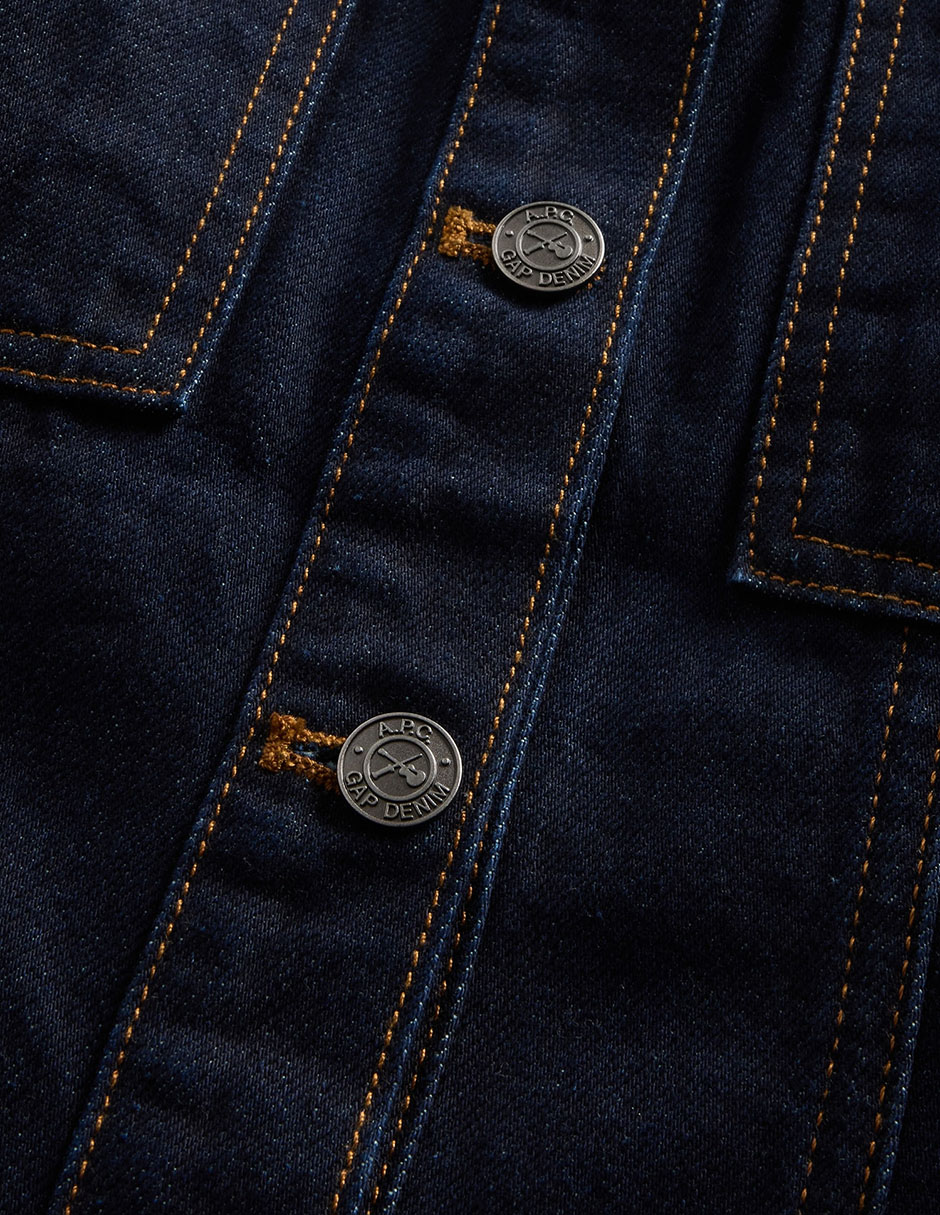 Gap x A.P.C. Chamarra de Mezclilla para Mujer 7