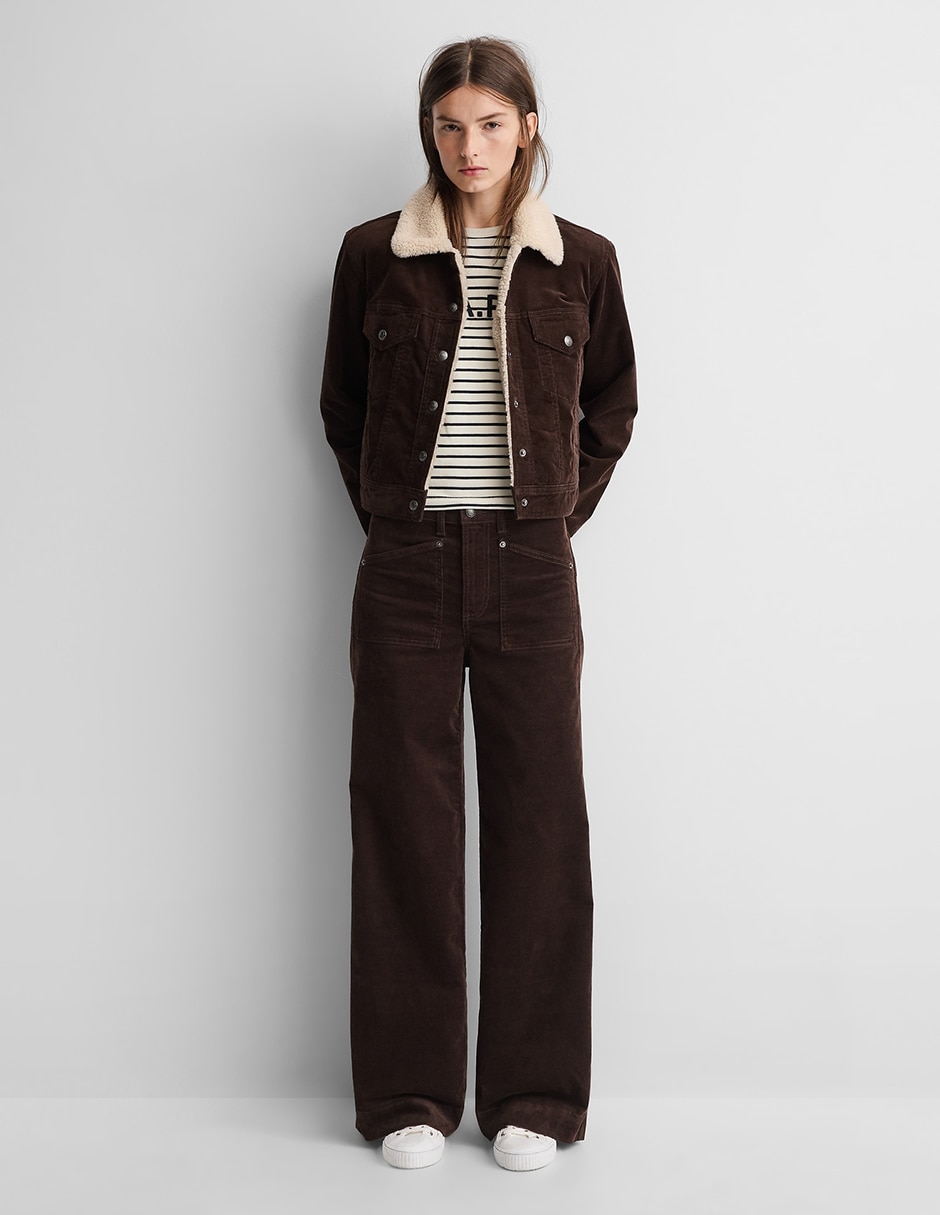 Gap x A.P.C. Chamarra Sherpa para Mujer 5