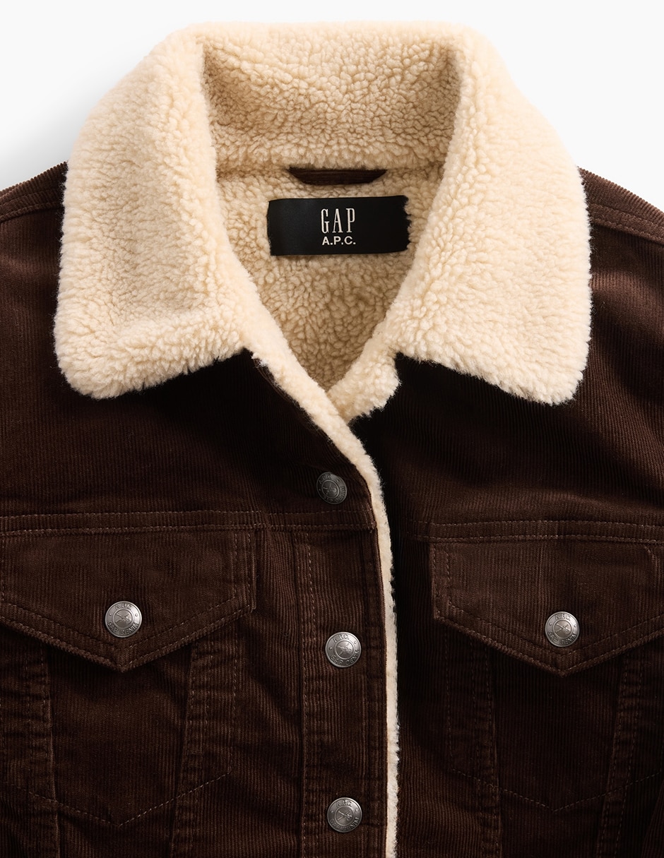 Gap x A.P.C. Chamarra Sherpa para Mujer