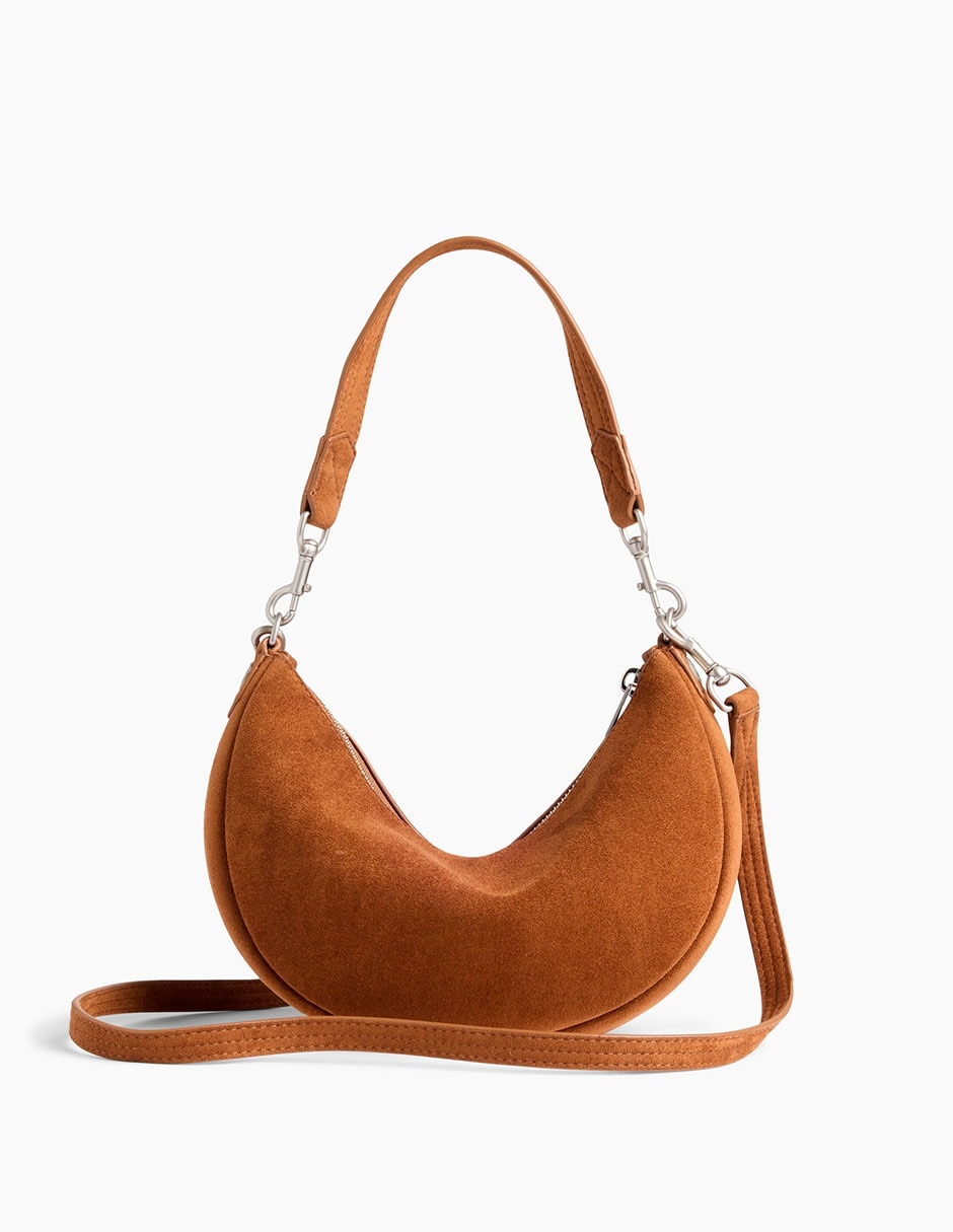Bolsa Crossbody de Gamuza