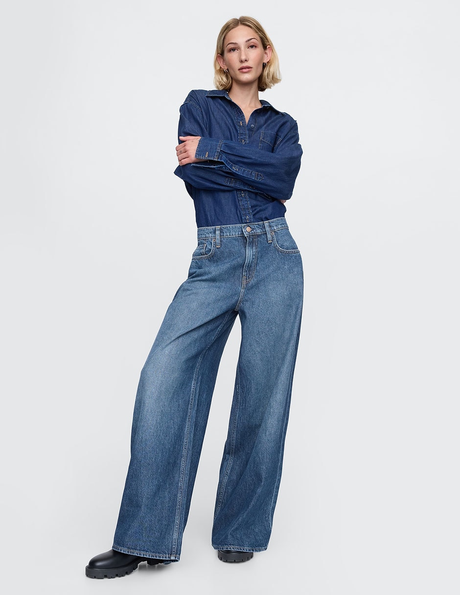 Jeans relaxed wide legpara mujer 2