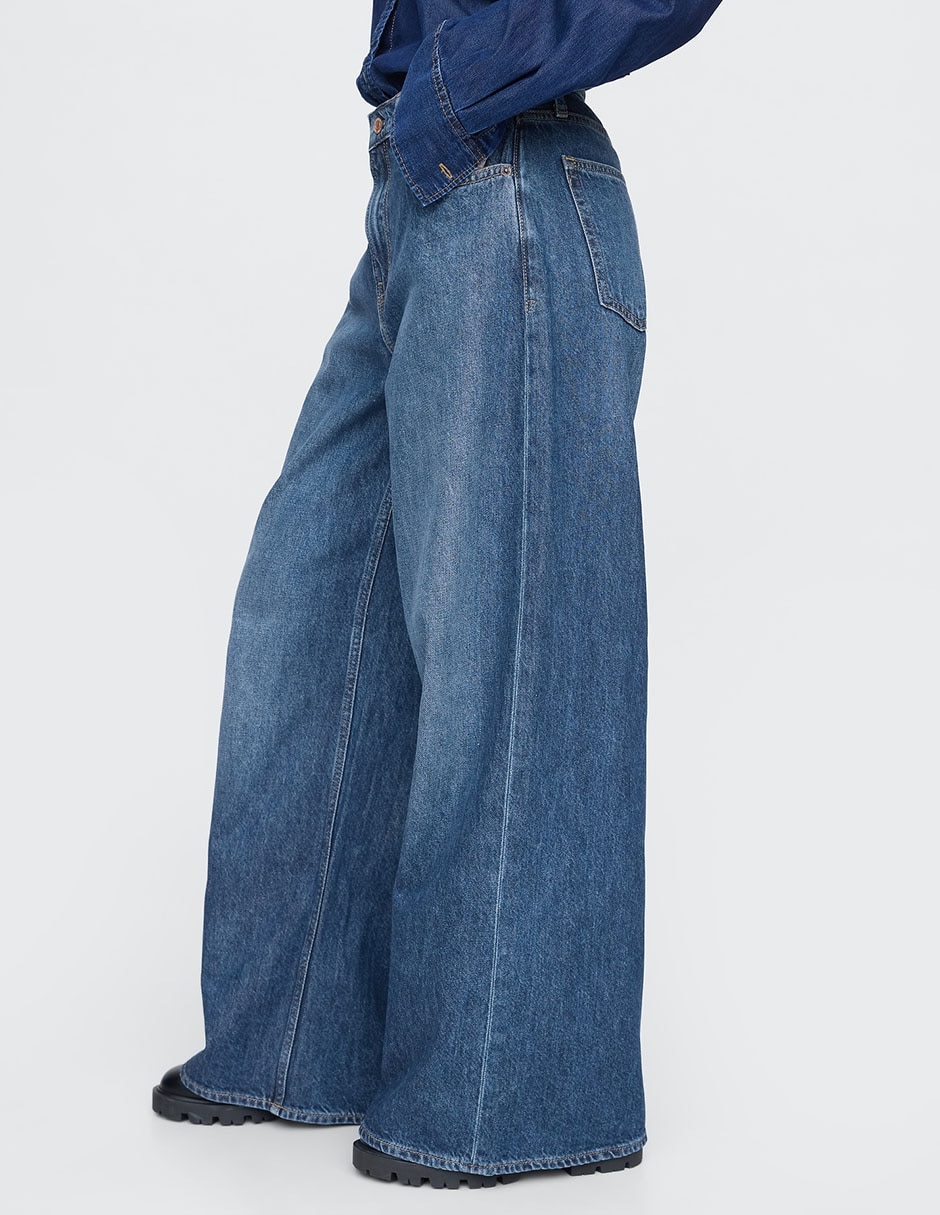 Jeans relaxed wide legpara mujer 3