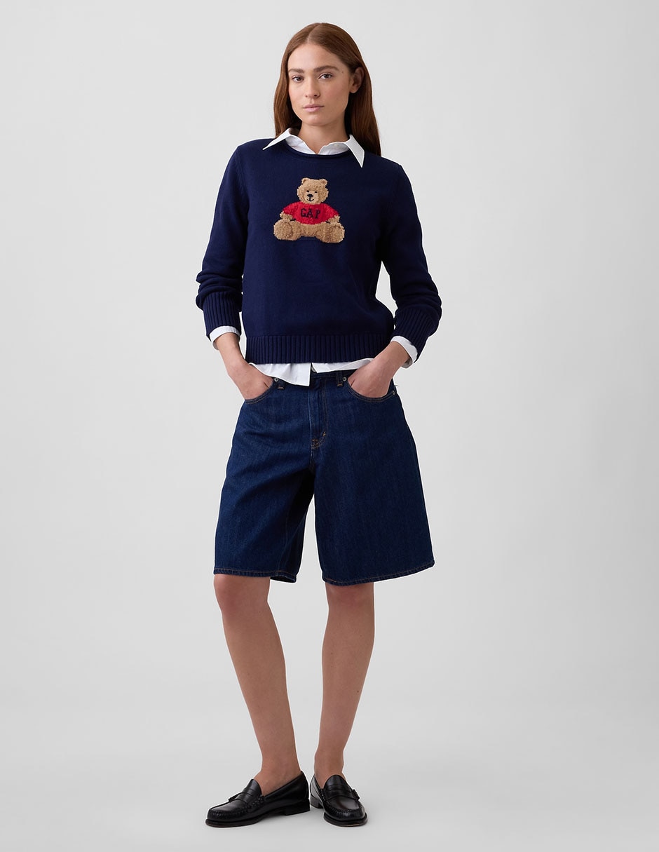 Suéter cuello redondo para mujer