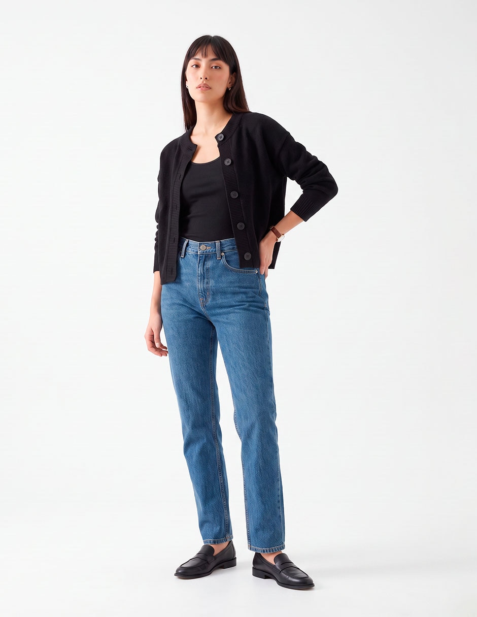 Suéter cuello redondo para mujer 3
