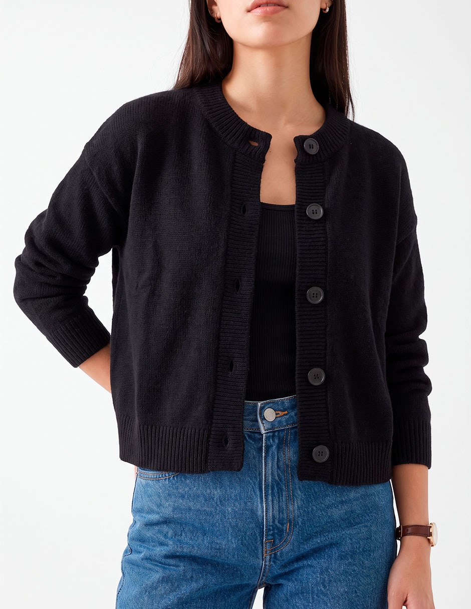 Suéter cuello redondo para mujer 2