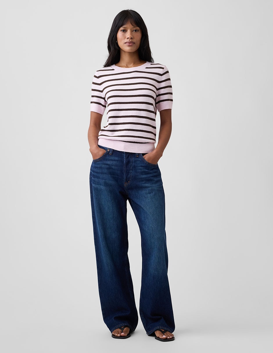 Playera manga corta cuello redondo mujer 3