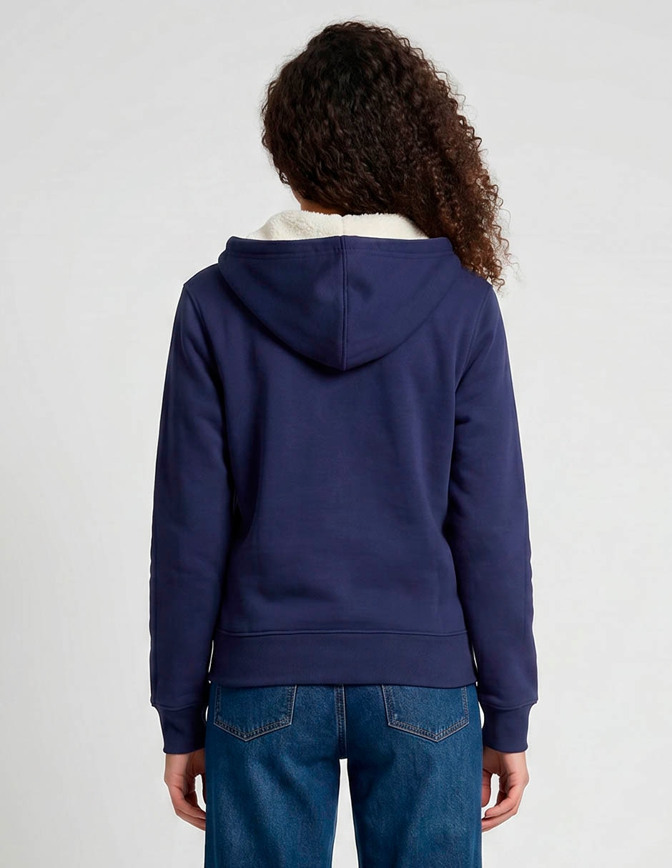Sudadera con capucha y bolsa para mujer 2