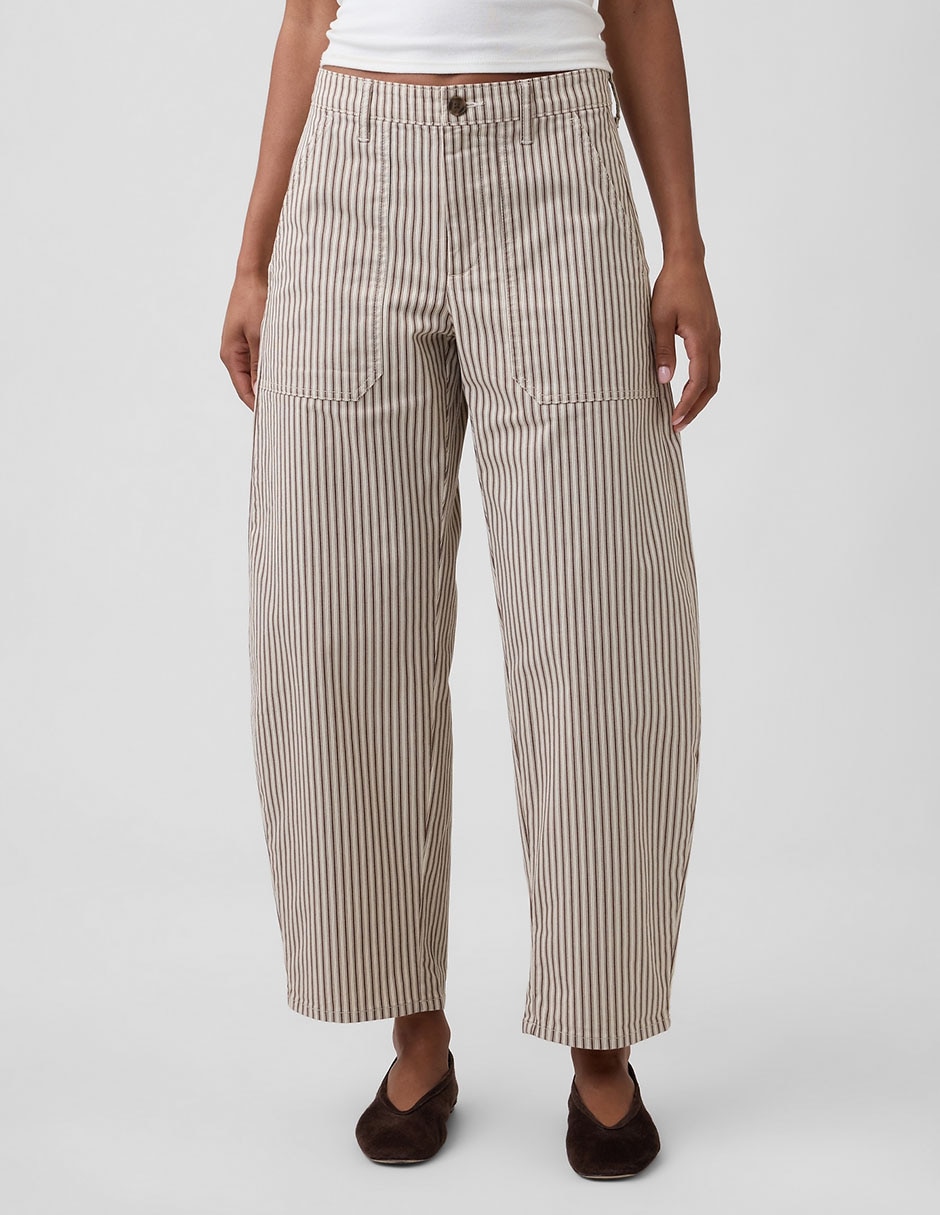 Pantalón barrel para mujer