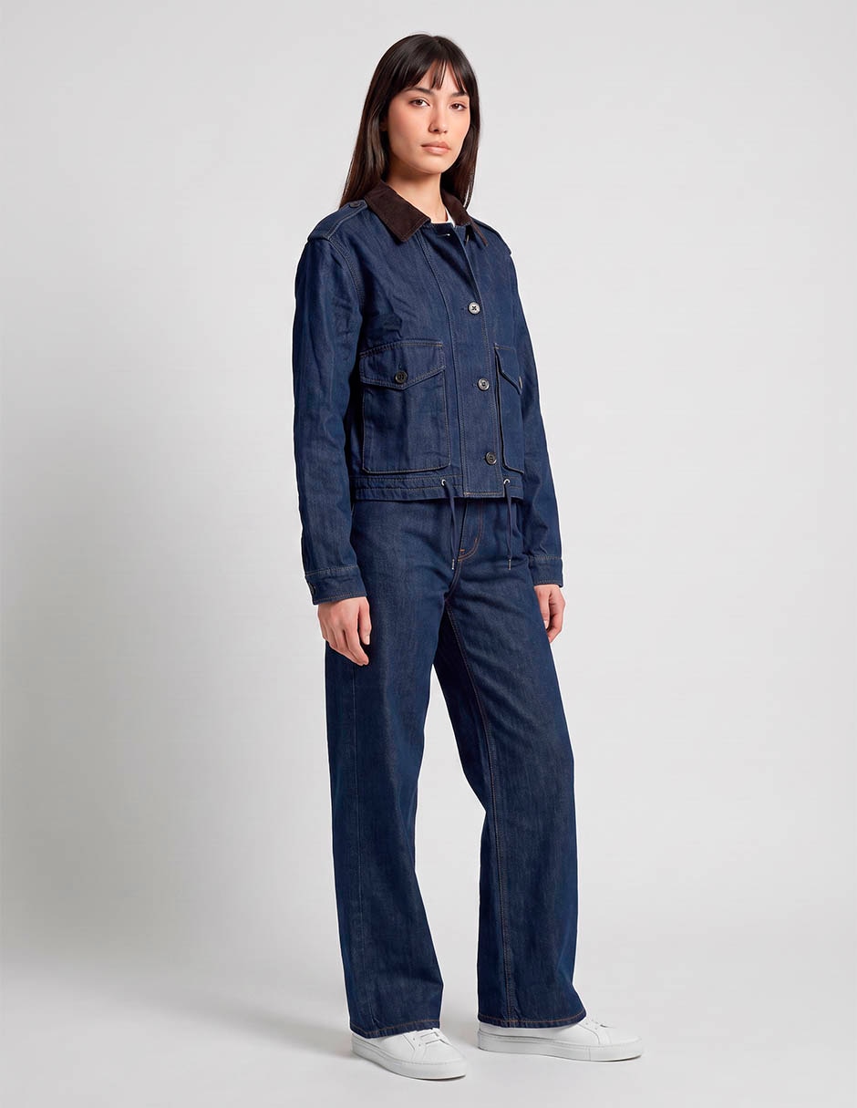 Chamarra casual de mezclilla para mujer 3
