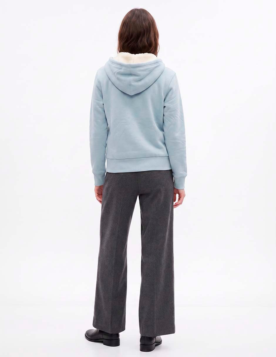 Sudadera con capucha y bolsa para mujer 2