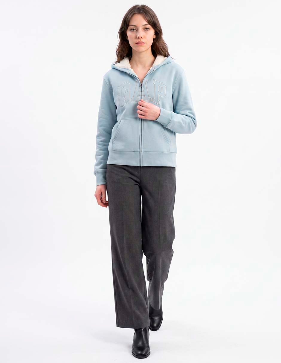Sudadera con capucha y bolsa para mujer 3