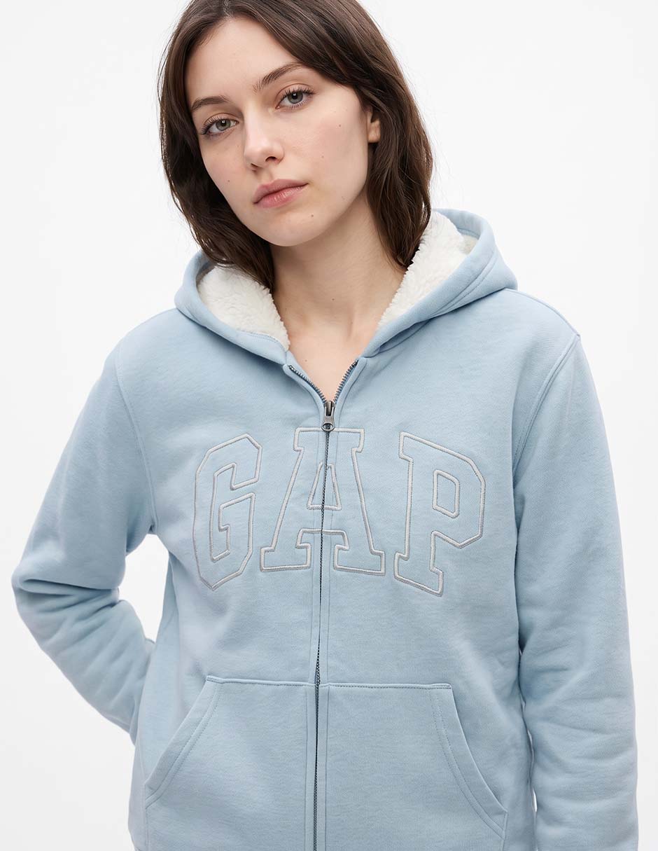Sudadera con capucha y bolsa para mujer 4