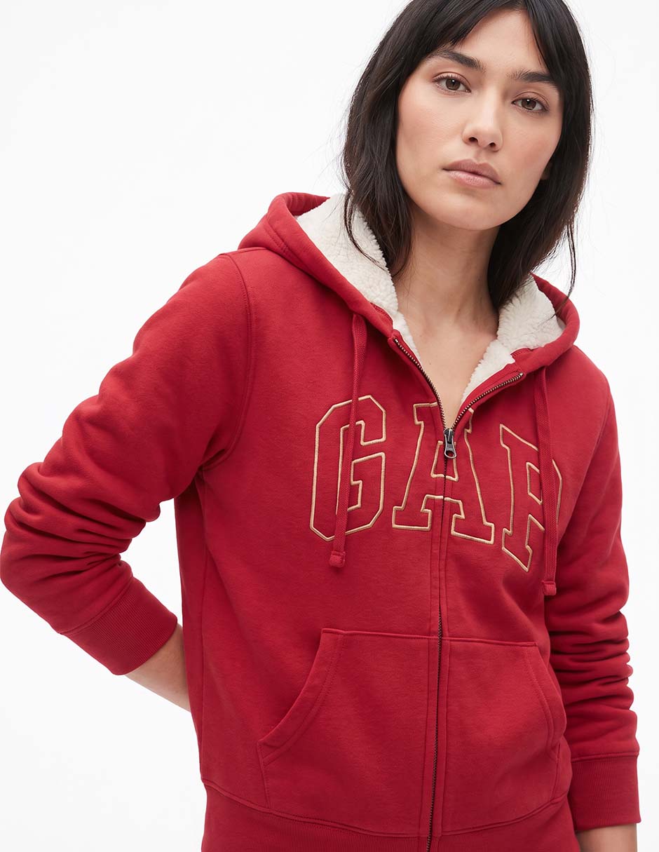 Sudadera con capucha y bolsa para mujer 4
