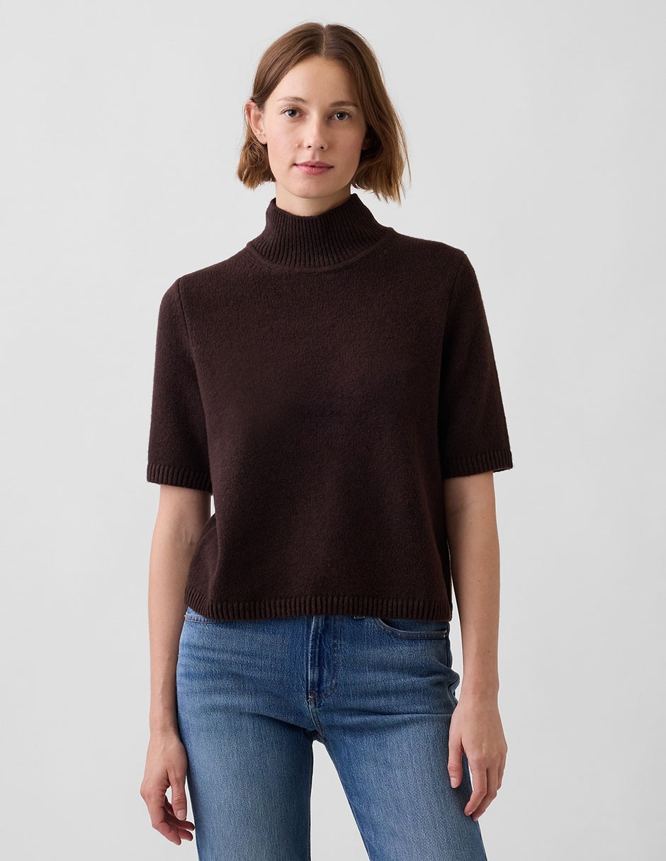 Suéter cuello alto para mujer