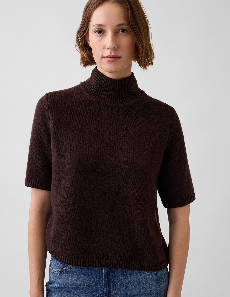 Suéter cuello alto para mujer 4