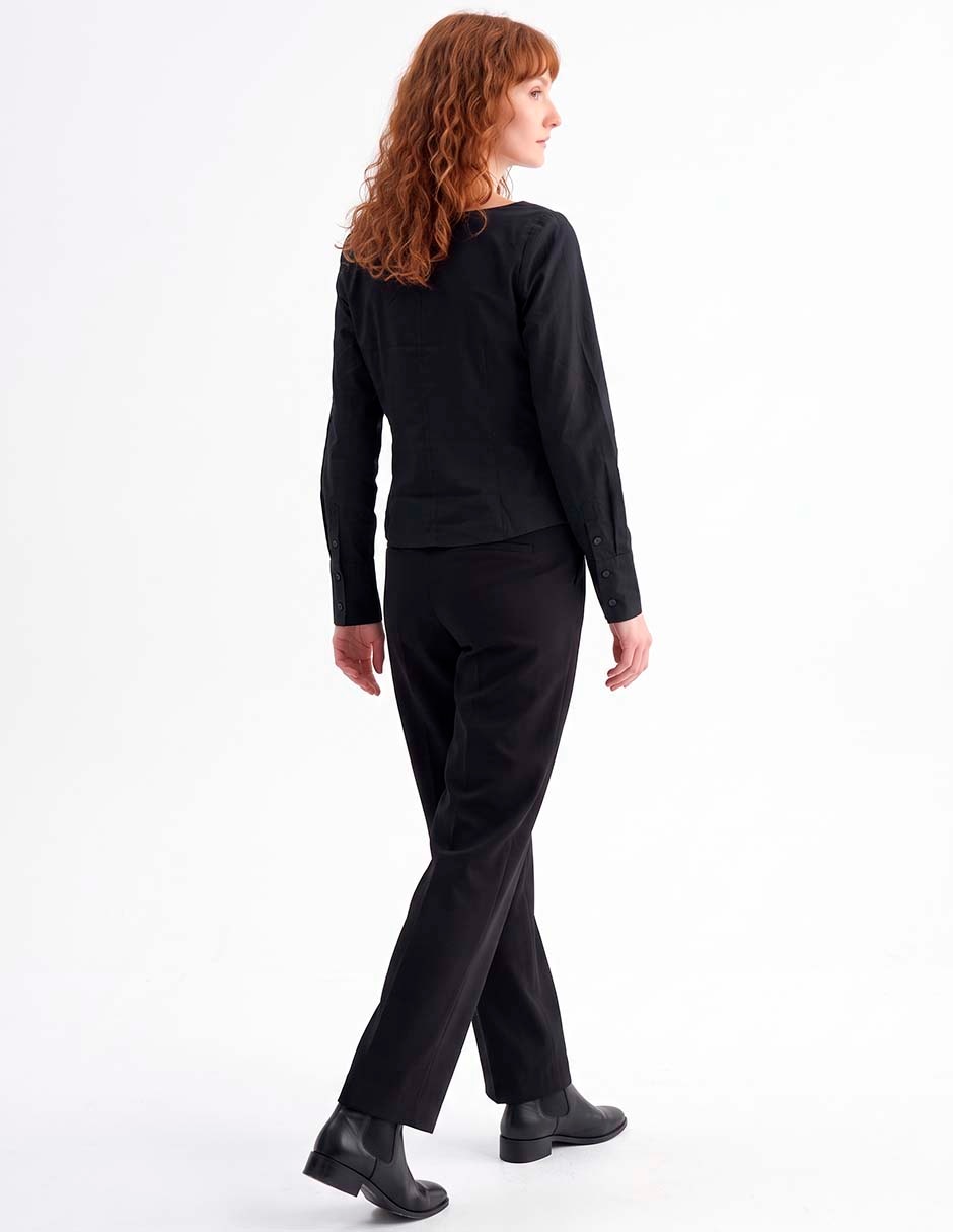 Blusa manga larga para mujer 3