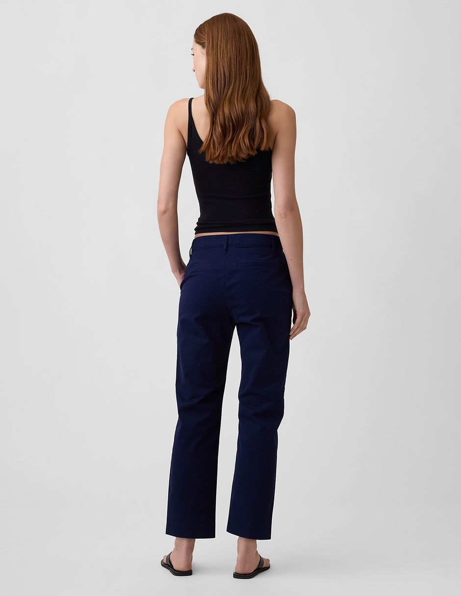Pantalón chino recto para mujer 2