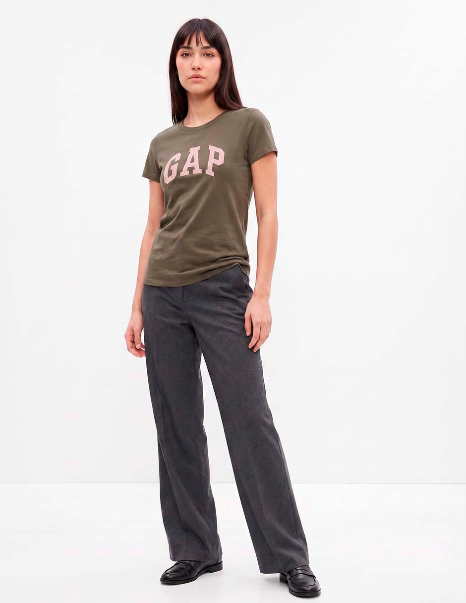 Playera manga corta cuello redondo para mujer 4