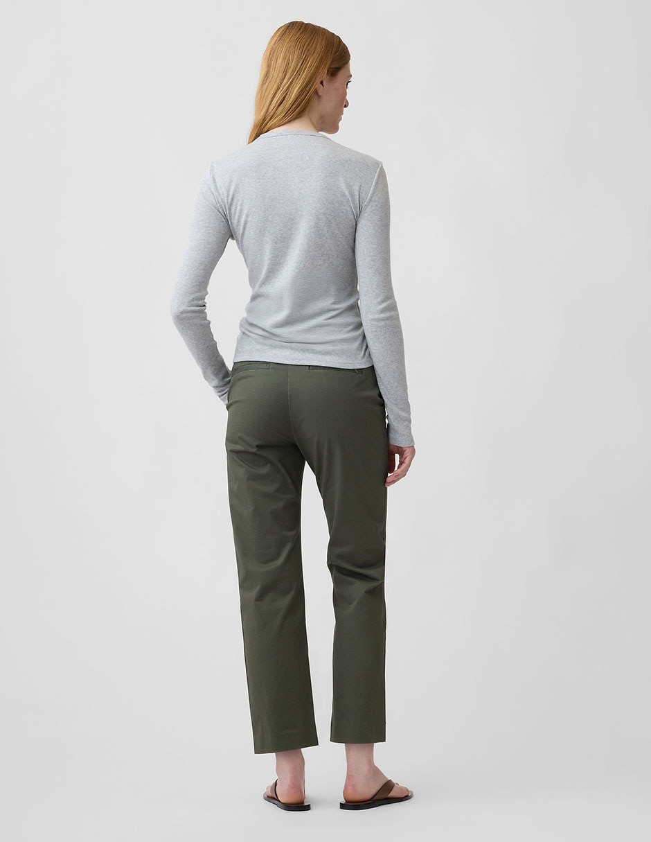 Pantalón chino recto para mujer 2