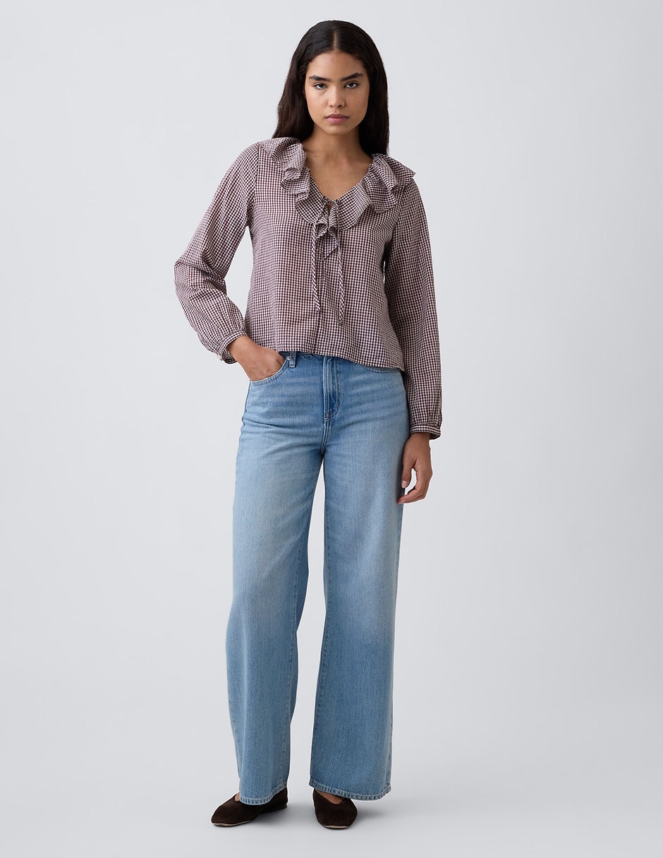 Blusa manga larga para mujer 4