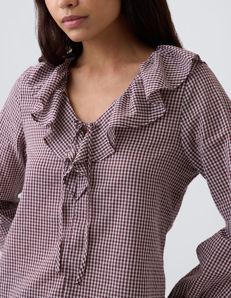 Blusa manga larga para mujer 3