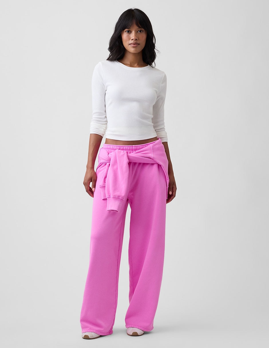 Pants wide leg con jareta para mujer 7