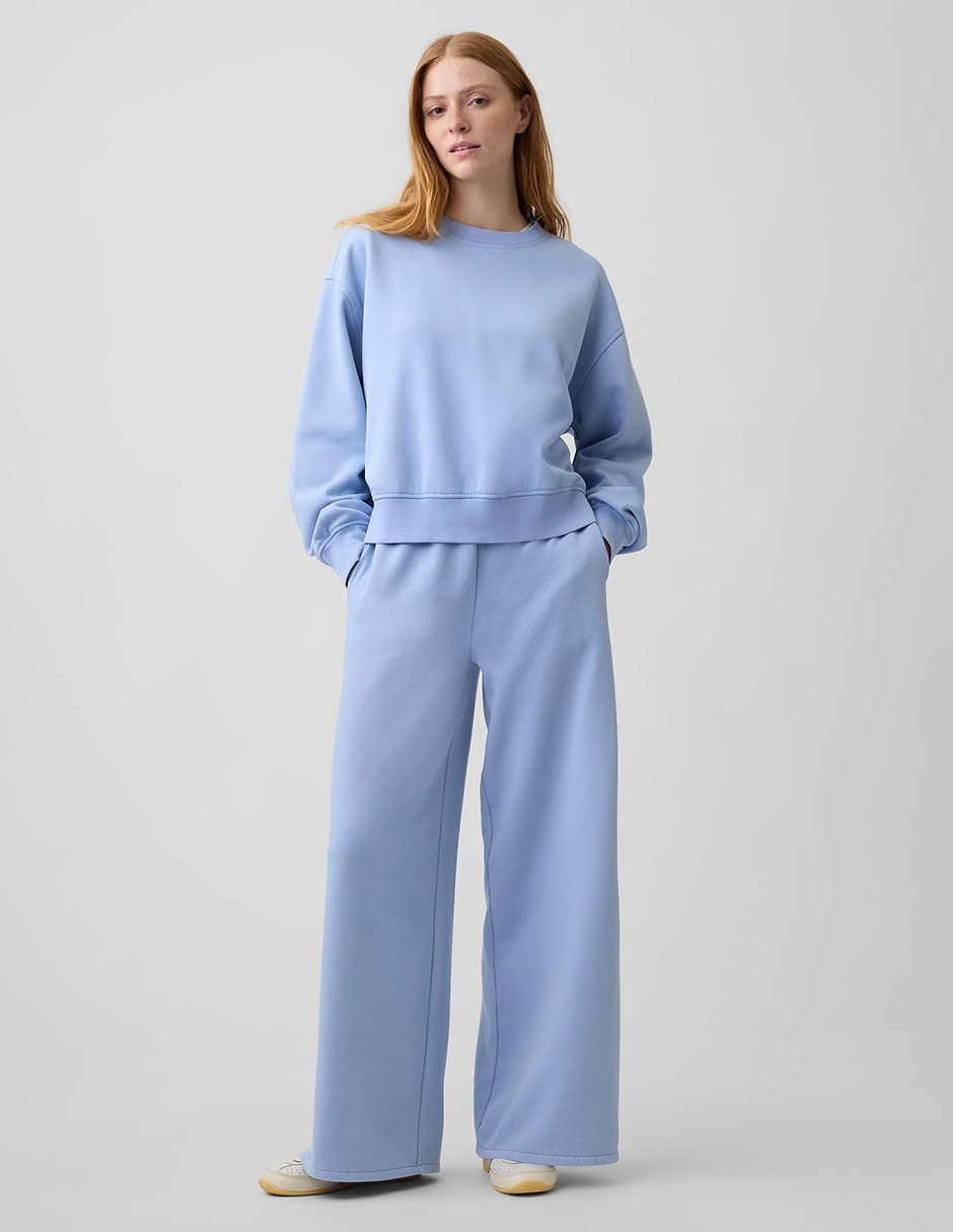 Pants wide leg con jareta para mujer