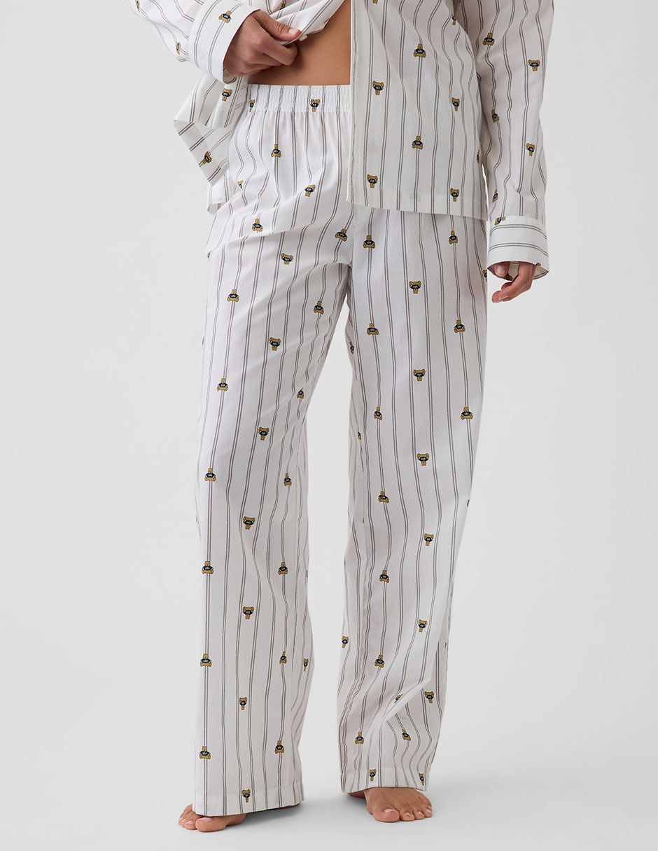 Pantalón pijama de algodón para mujer 5
