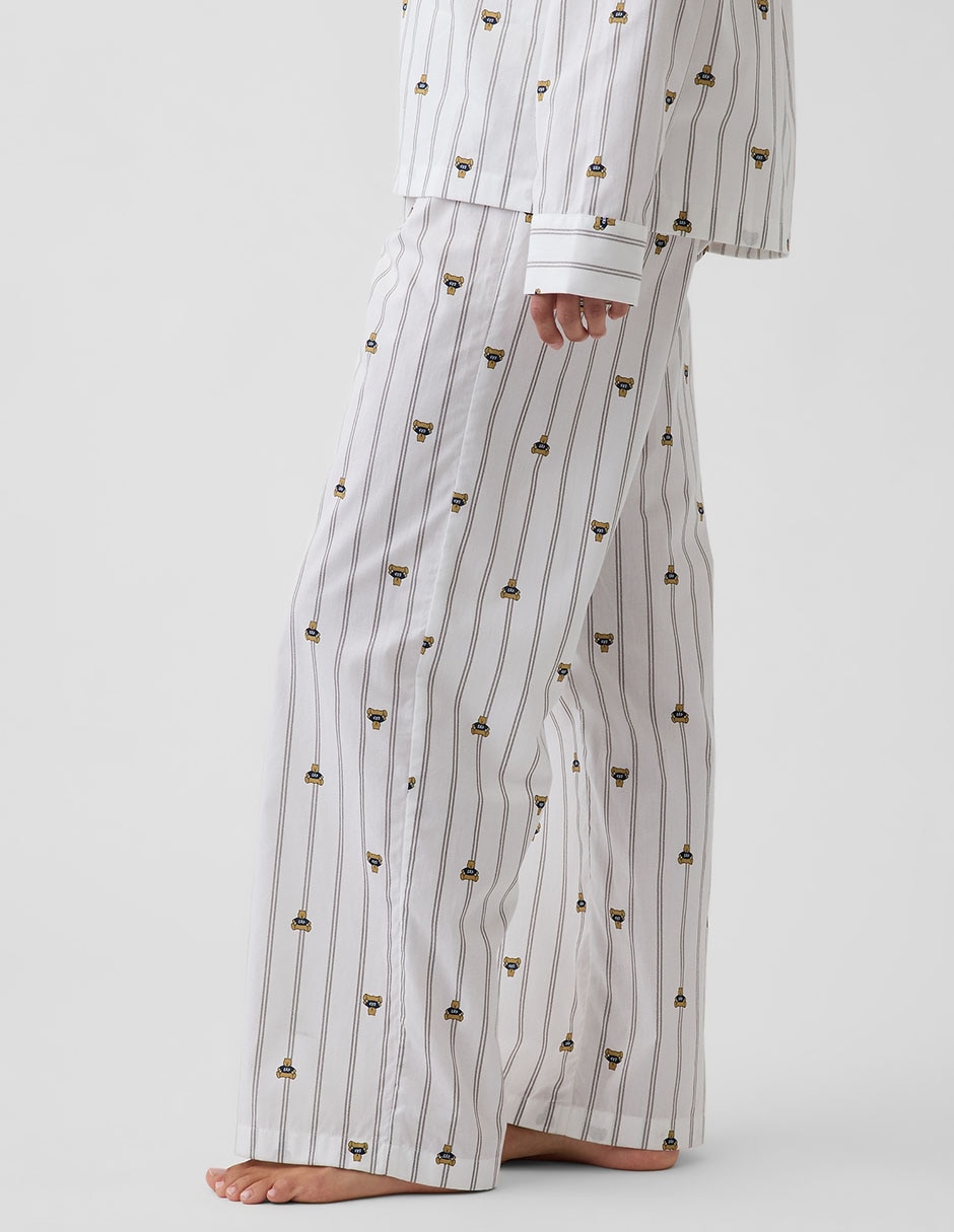 Pantalón pijama de algodón para mujer 4