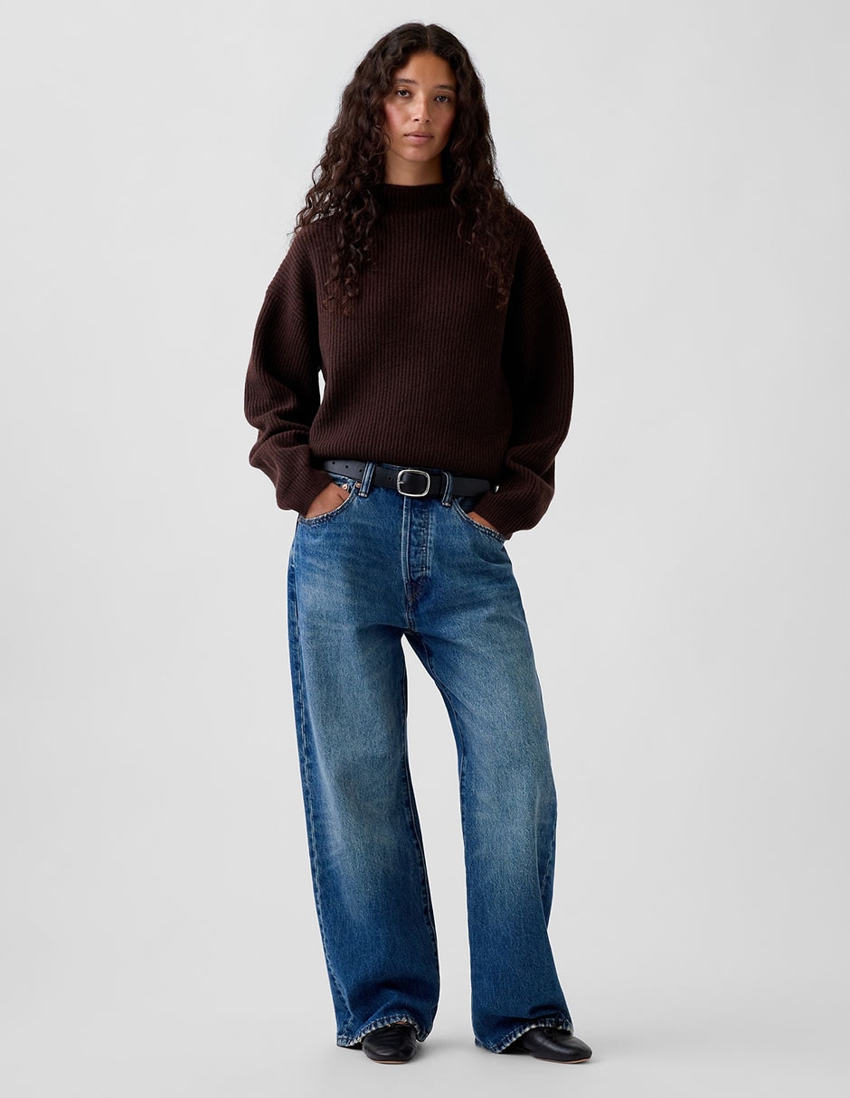 Suéter cuello redondo para mujer 2