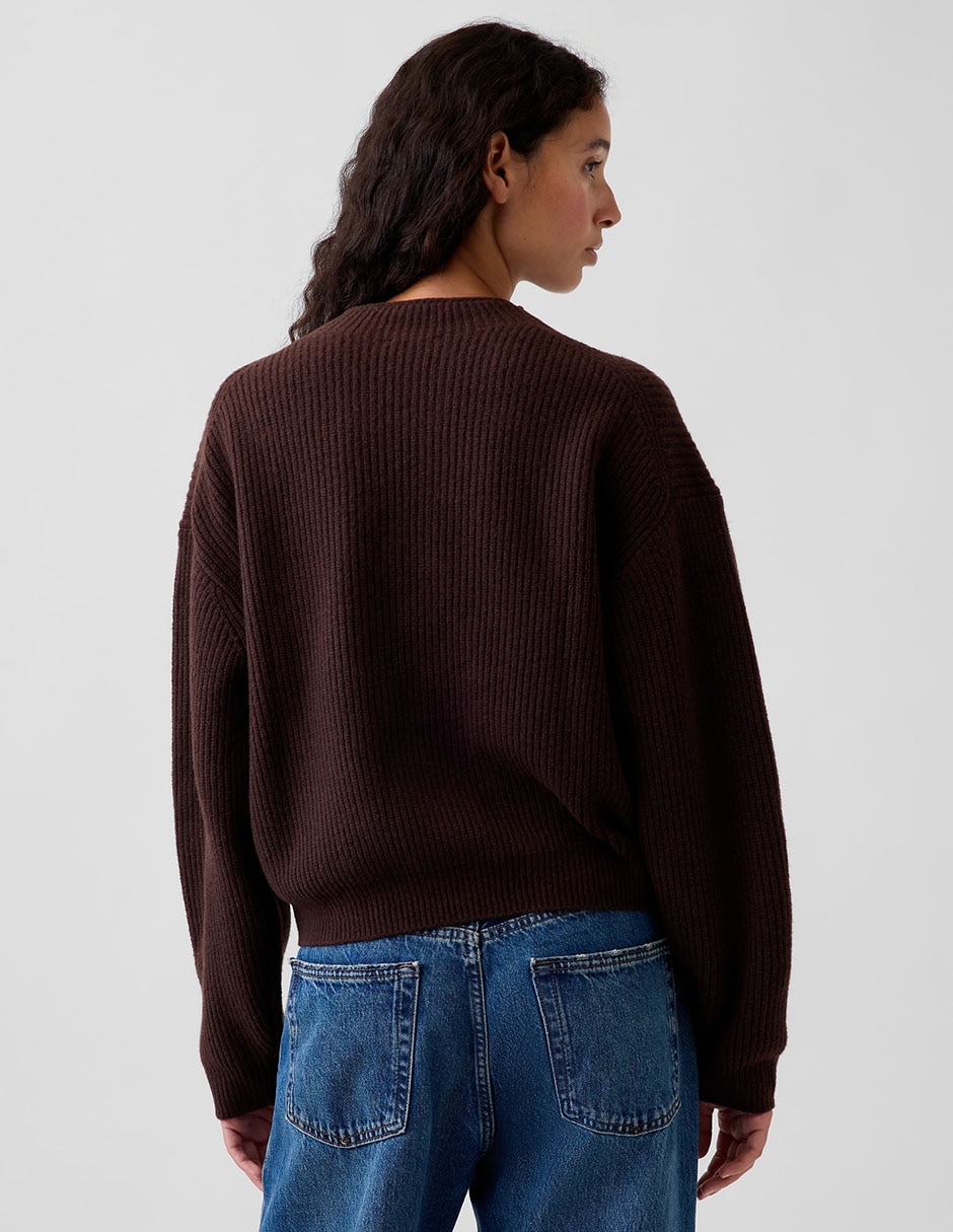Suéter cuello redondo para mujer 3