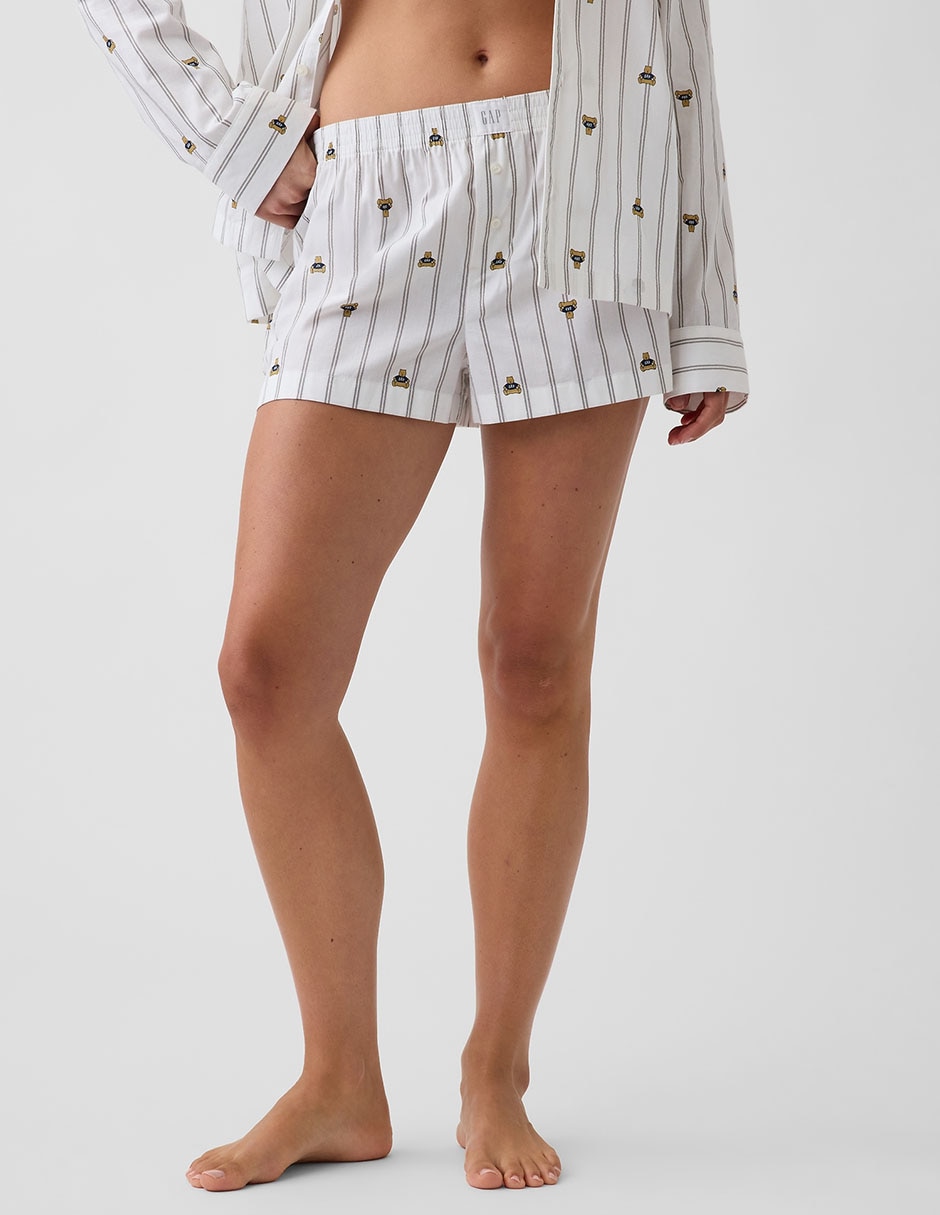 Short pijama de algodón para mujer 5