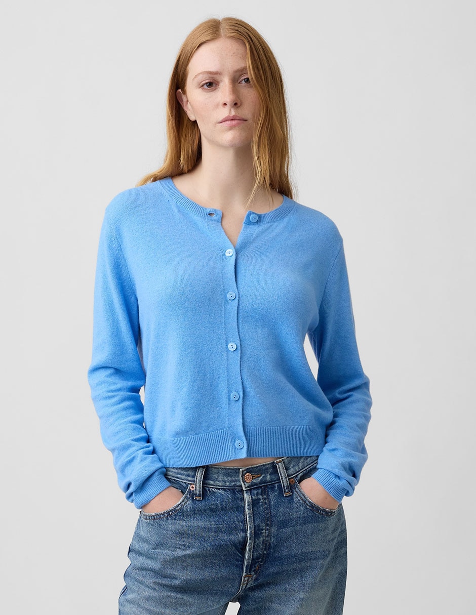 Suéter cuello redondo para mujer