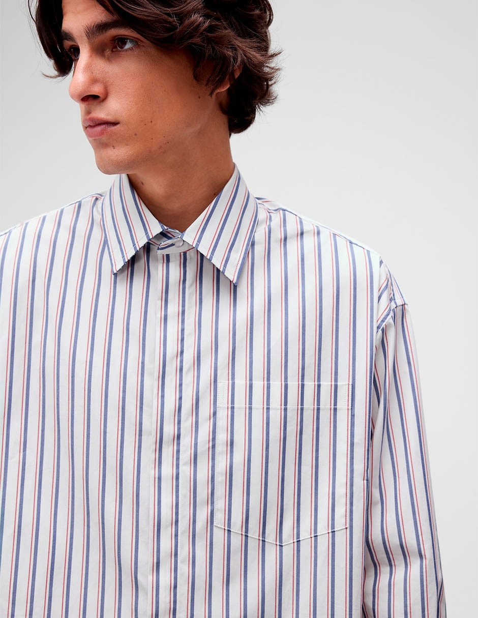 Gap Studio Camisa Big Shirt De Popelina