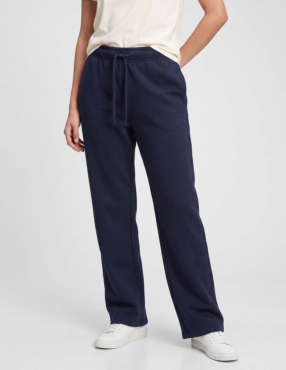 Pants straight con jareta para mujer