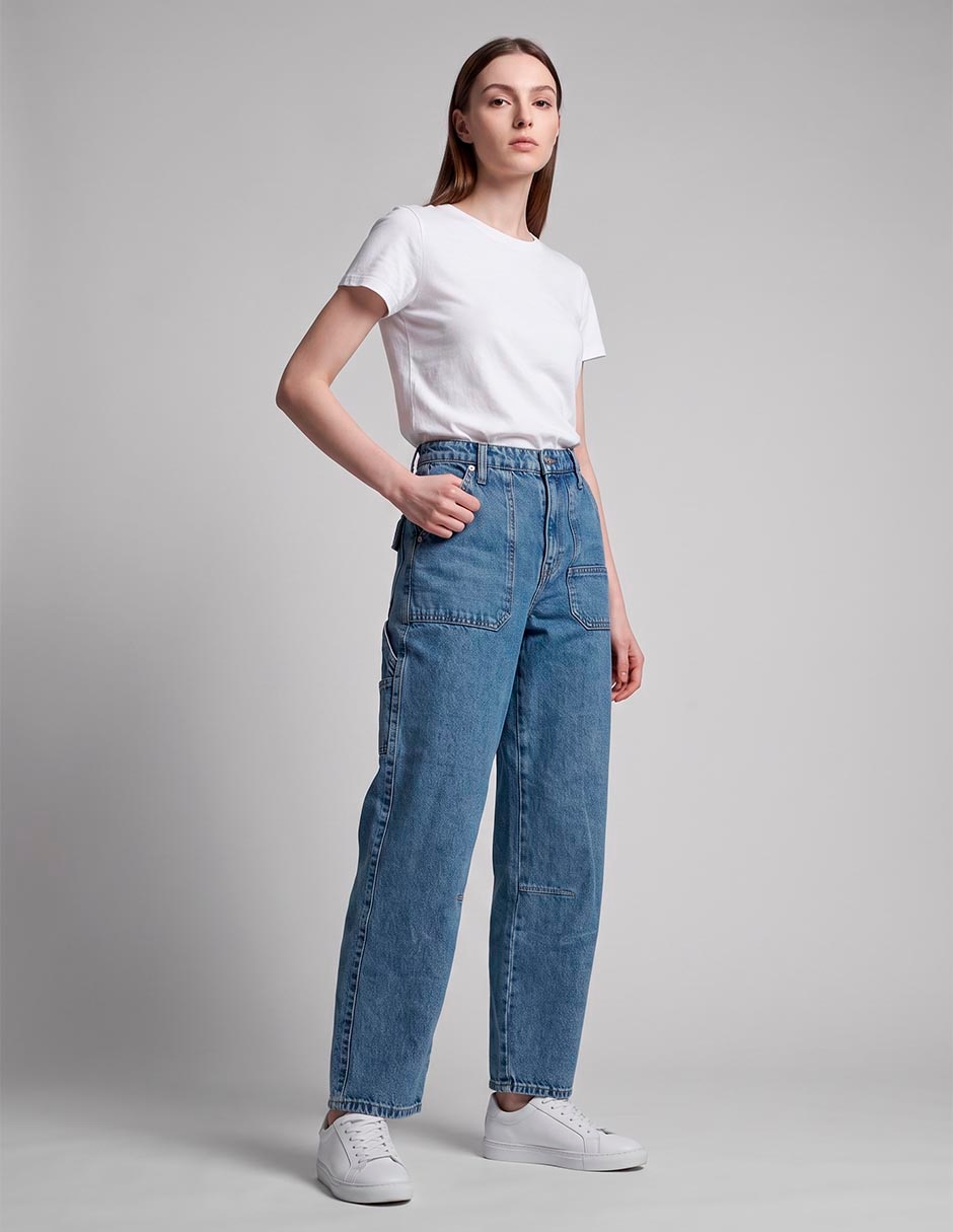 Jeans straight para mujer
