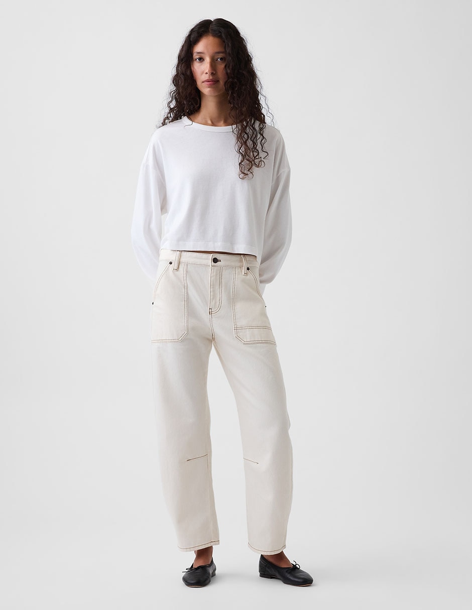Pantalón carpenter straight para mujer Pantalón carpenter straight para mujer