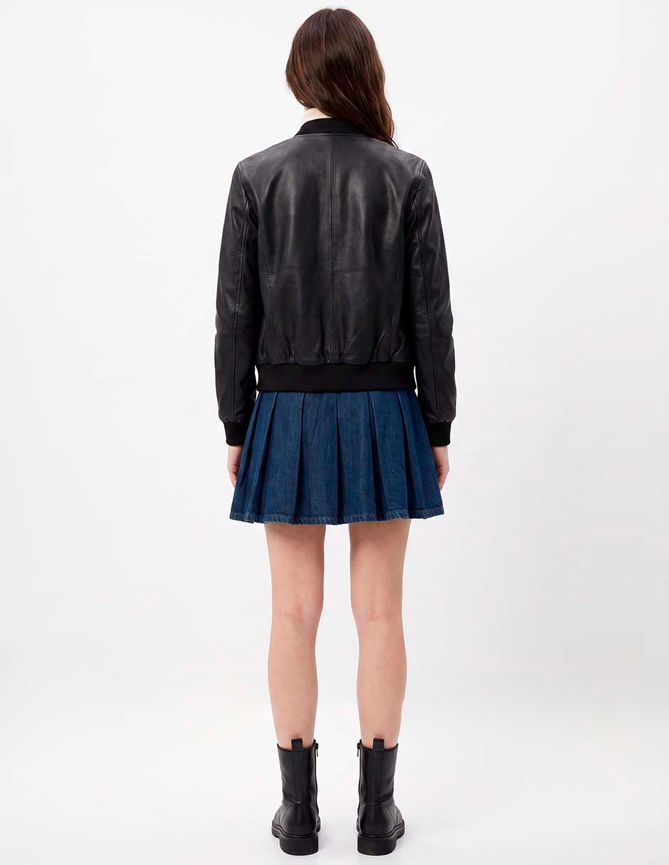 Falda mini gap de mezclilla cintura alta