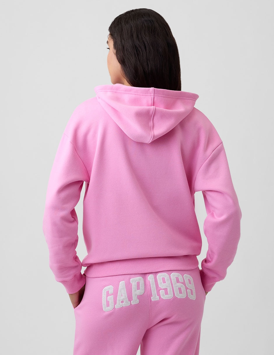 Sudadera con capucha y bolsa para mujer 3